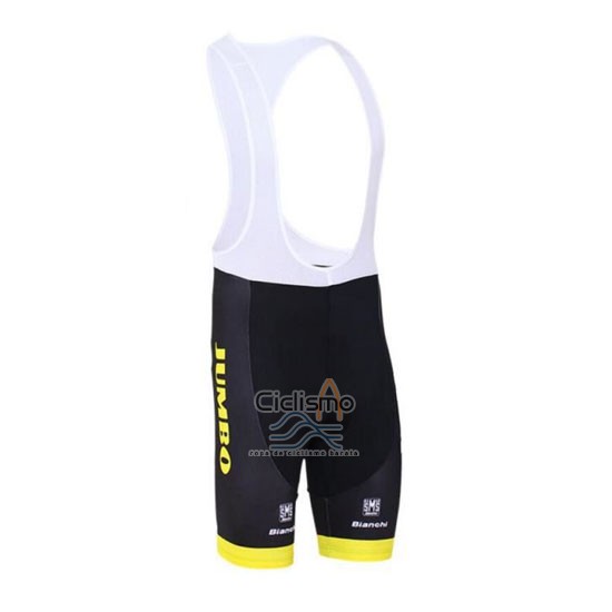 Lotto NL Jumbo Ropa Ciclismo Culotte Corto 2016 Mangas Cortas Blanco y AMarillo